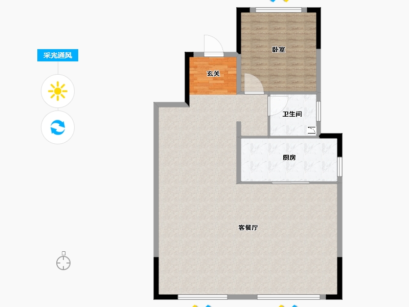 浙江省-宁波市-涌潮印-119.99-户型库-采光通风