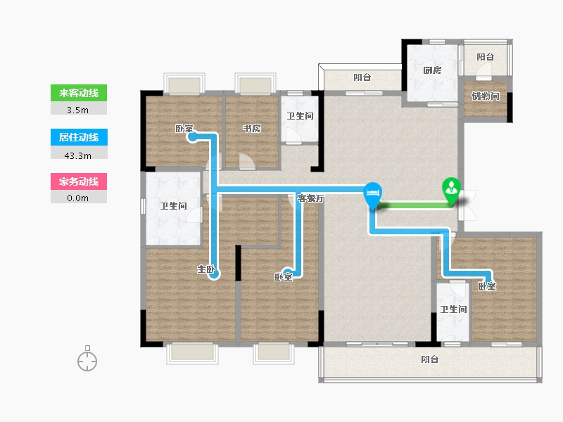 江西省-景德镇市-碧桂园昌南府-224.45-户型库-动静线