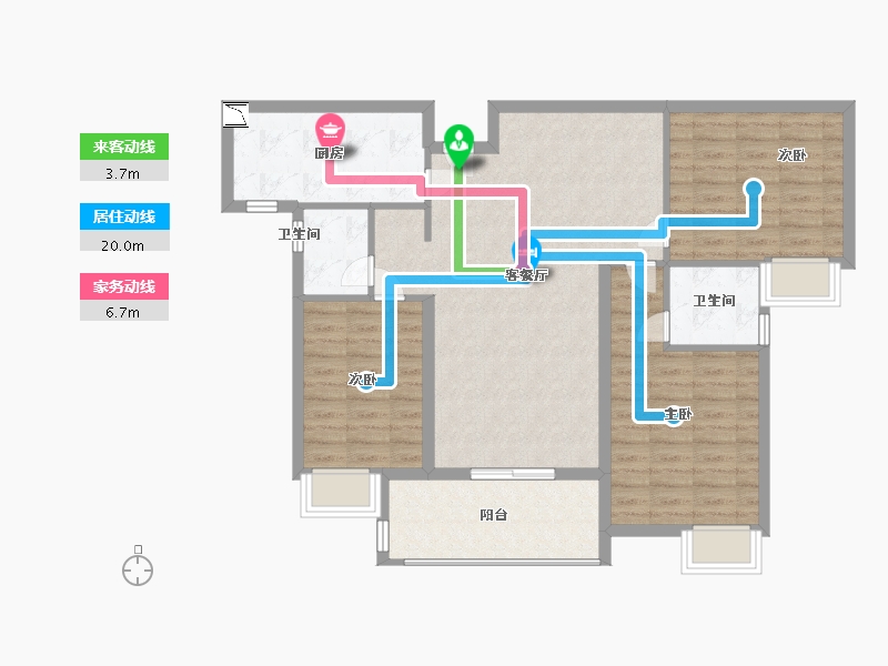 福建省-宁德市-东晟广场-95.00-户型库-动静线