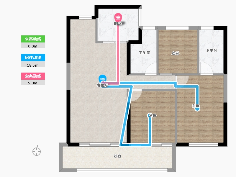 福建省-漳州市-建发央誉-94.98-户型库-动静线