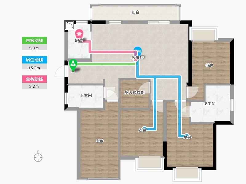 福建省-宁德市-交投天行万安-110.00-户型库-动静线