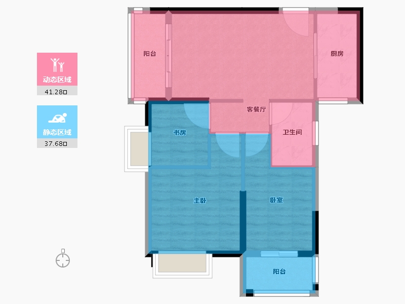 福建省-三明市-西江悦-70.80-户型库-动静分区