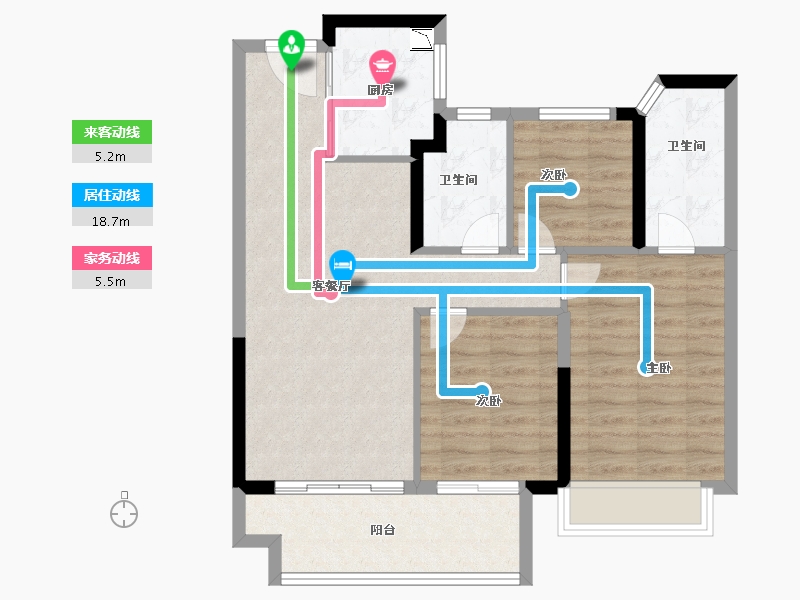 江苏省-南京市-汝悦铭著-79.00-户型库-动静线