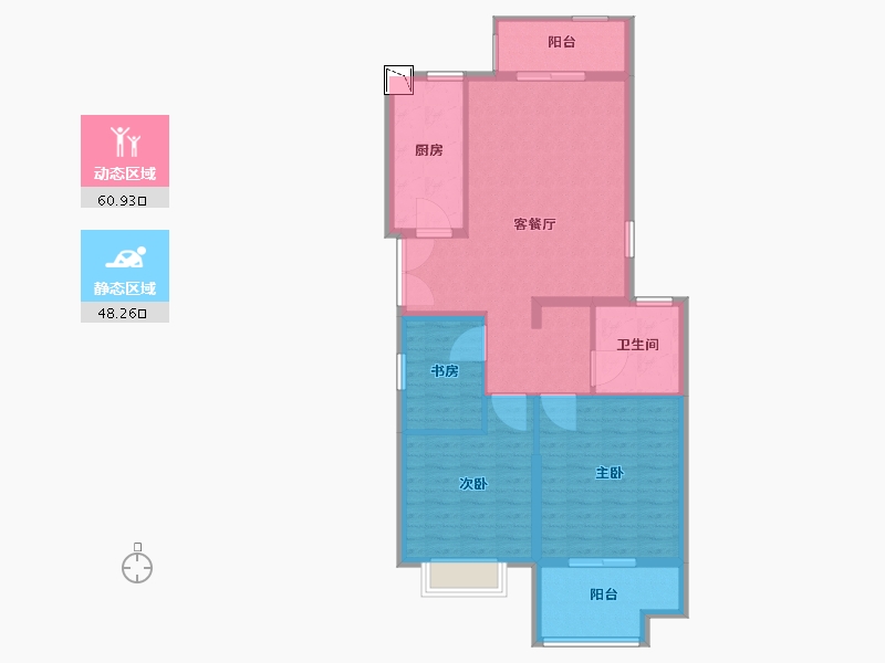 福建省-宁德市-东晟广场-99.01-户型库-动静分区