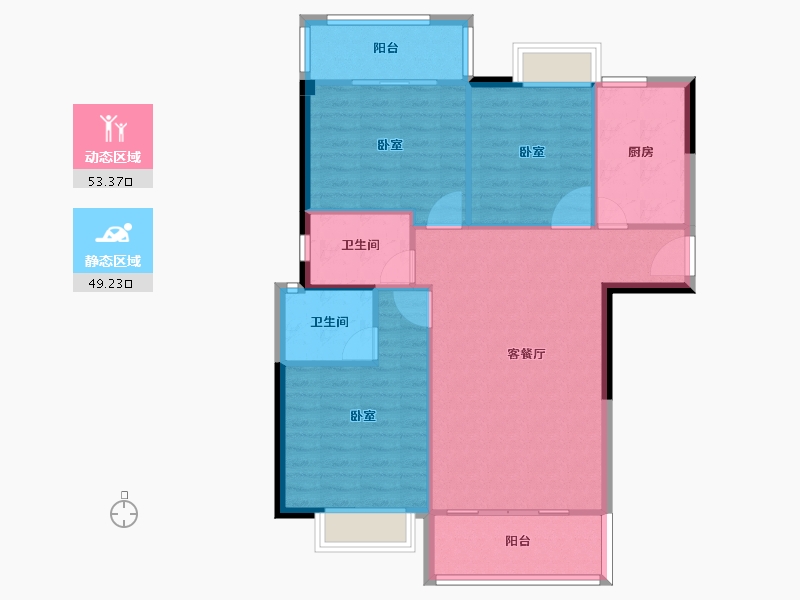 福建省-三明市-西江悦-93.97-户型库-动静分区