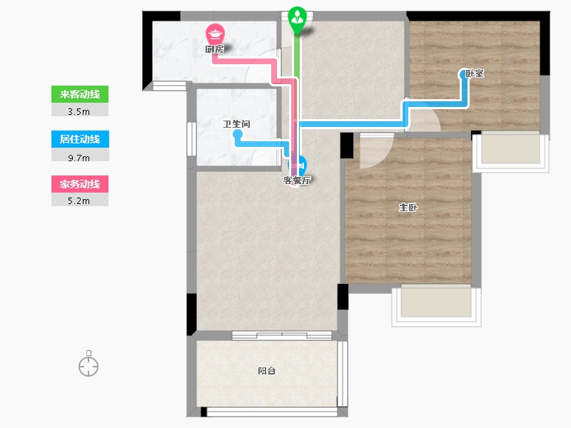 福建省-三明市-西江悦-62.06-户型库-动静线