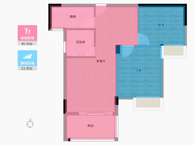 福建省-三明市-西江悦-62.06-户型库-动静分区