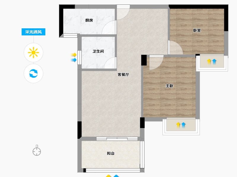 福建省-三明市-西江悦-62.06-户型库-采光通风