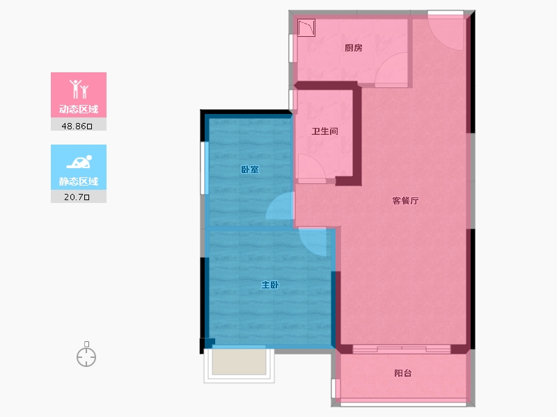 福建省-三明市-碧桂园-62.07-户型库-动静分区