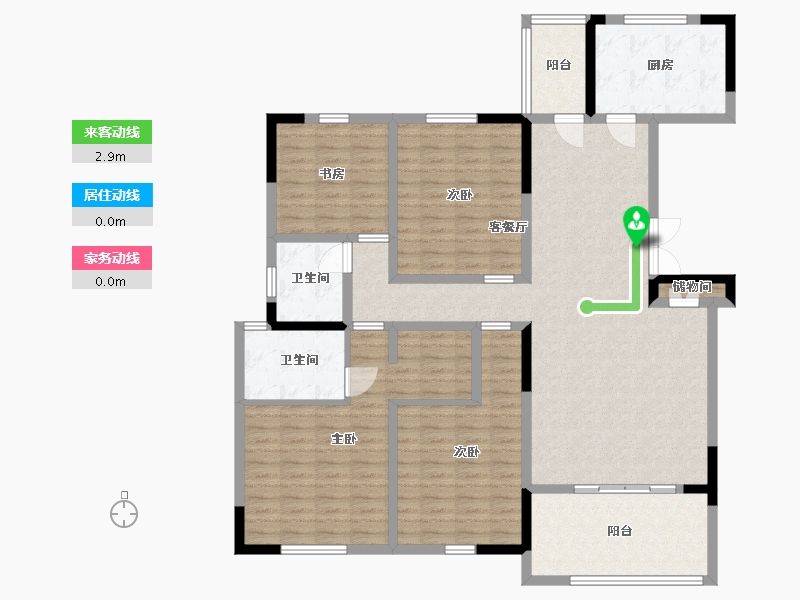 江苏省-盐城市-凤凰汇紫园-140.99-户型库-动静线