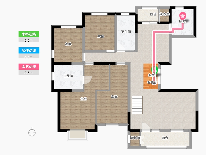 江西省-景德镇市-陶文旅·望津府-130.03-户型库-动静线