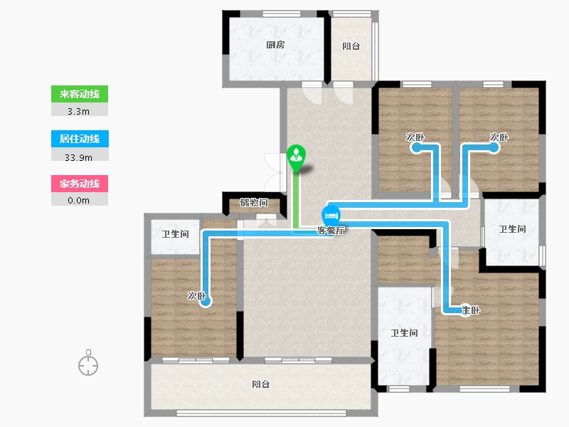 江苏省-盐城市-凤凰汇紫园-158.41-户型库-动静线