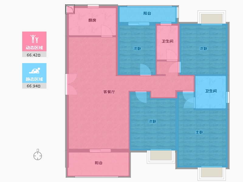 福建省-宁德市-东晟广场-121.00-户型库-动静分区