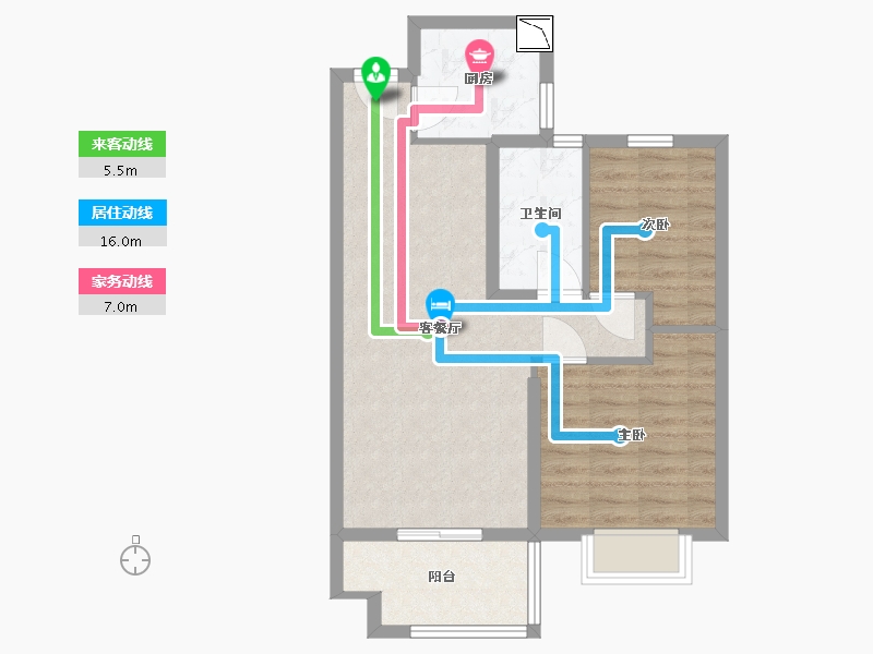 福建省-宁德市-东晟广场-64.00-户型库-动静线