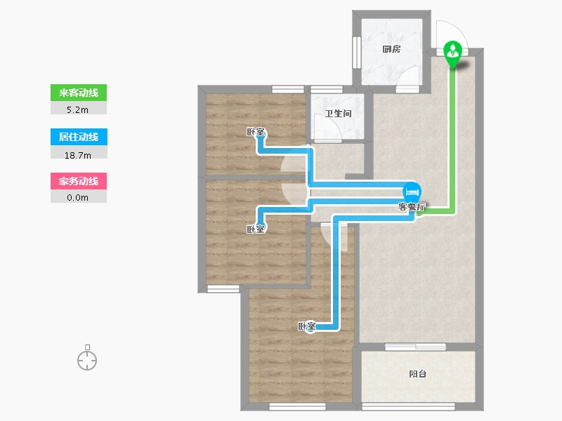 福建省-福州市-金辉淮安国际住区-72.01-户型库-动静线