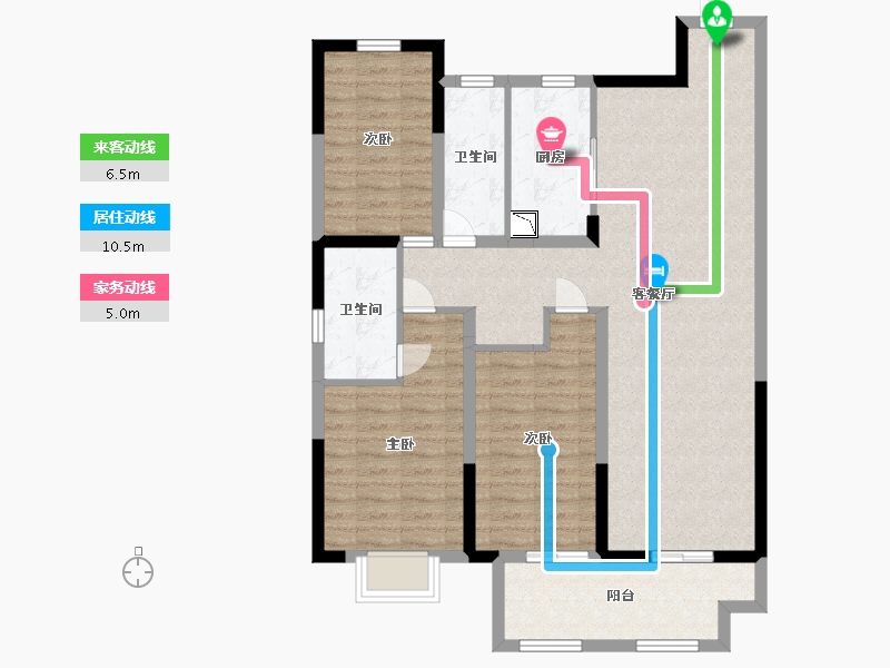 江苏省-淮安市-新城悦隽学府-99.20-户型库-动静线