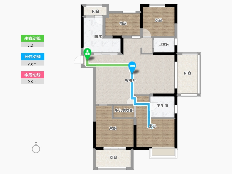 江苏省-淮安市-建华观园-公园道-114.40-户型库-动静线