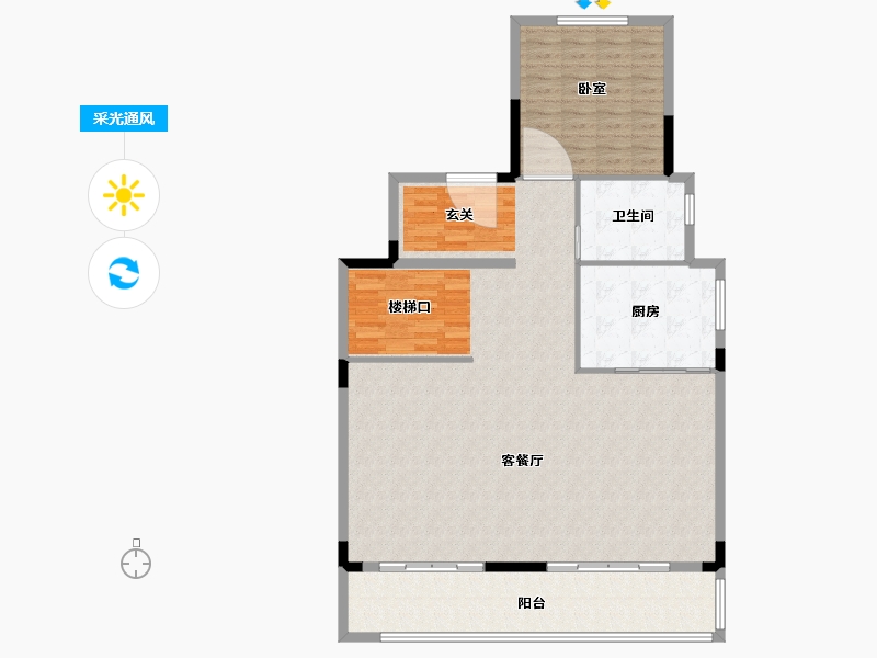 浙江省-温州市-中梁柏悦湾-133.00-户型库-采光通风