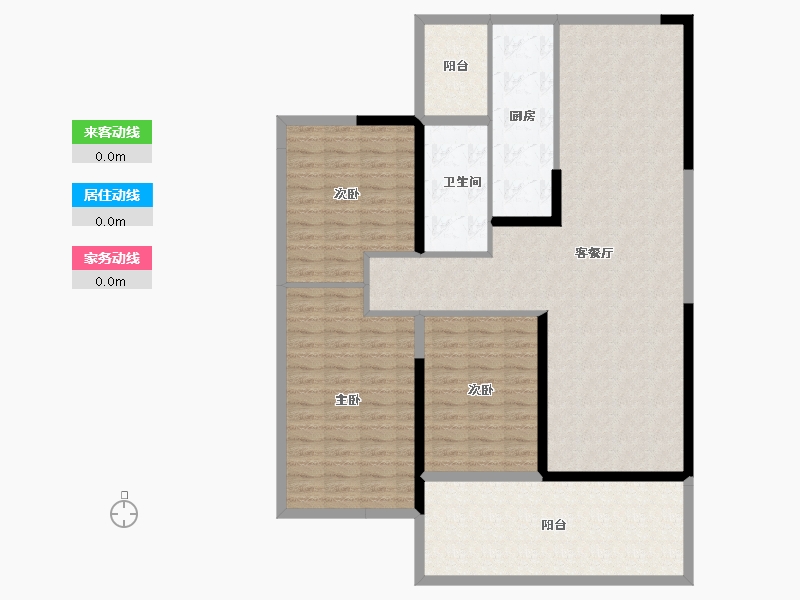 江苏省-淮安市-建华观园-公园道-92.79-户型库-动静线