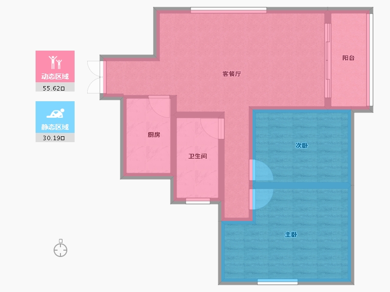 浙江省-台州市-伽富-76.24-户型库-动静分区