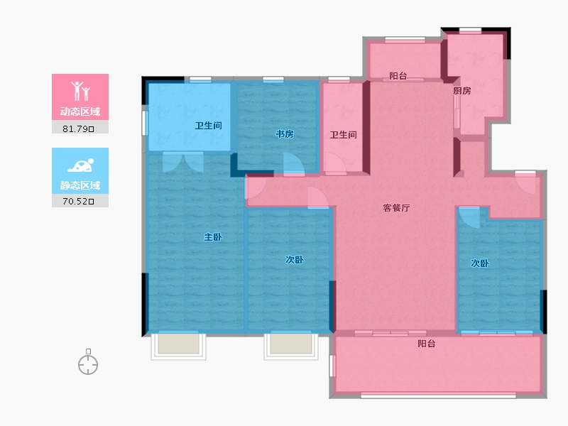 江苏省-南通市-远创紫樾台-138.00-户型库-动静分区