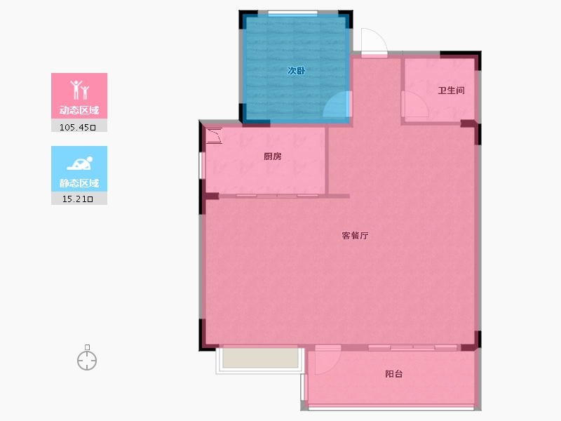 江苏省-徐州市-观澜别院-112.00-户型库-动静分区