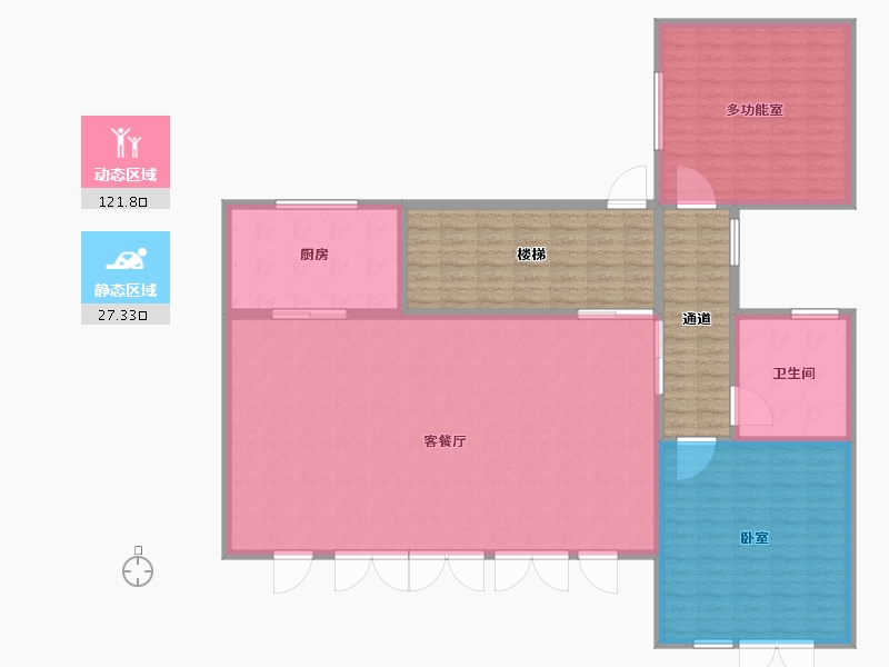 浙江省-杭州市-凤凰府邸-170.00-户型库-动静分区