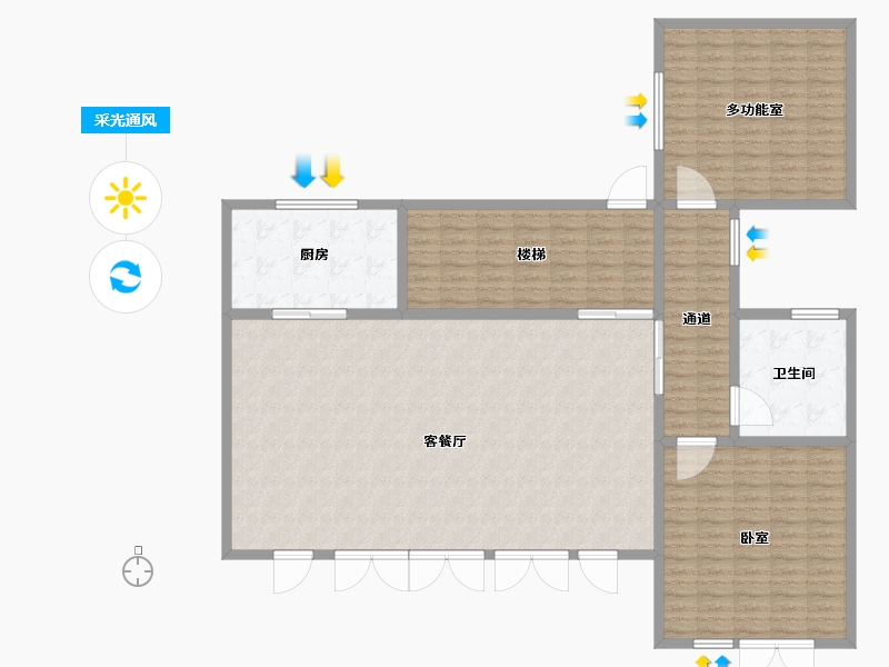 浙江省-杭州市-凤凰府邸-170.00-户型库-采光通风