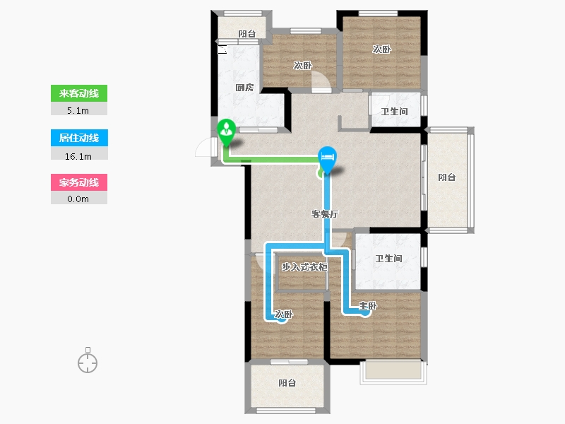 江苏省-淮安市-建华观园-公园道-114.40-户型库-动静线