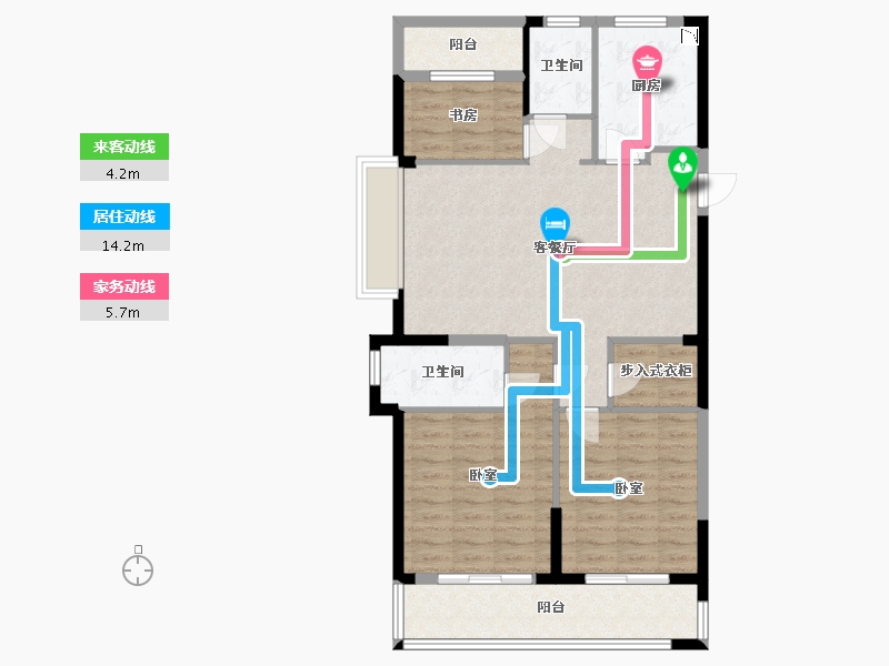 浙江省-宁波市-荣安·涌清府-93.01-户型库-动静线