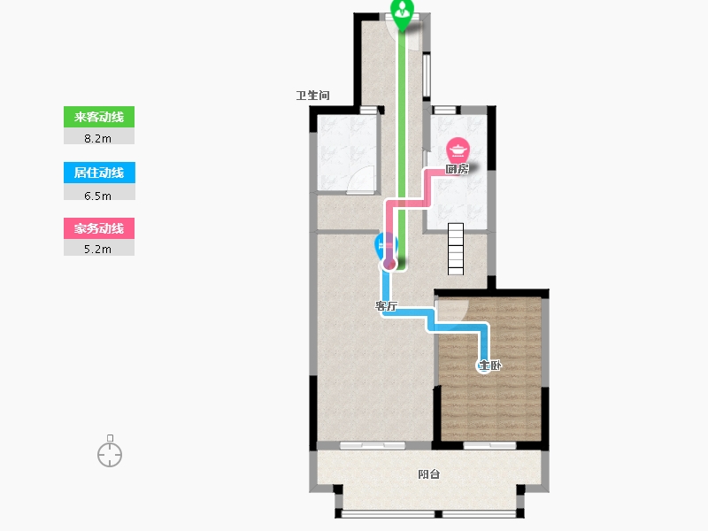 福建省-福州市-禹洲金辉里-87.99-户型库-动静线