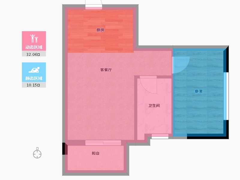 宁夏回族自治区-银川市-中冶幸福星宸公寓-37.76-户型库-动静分区