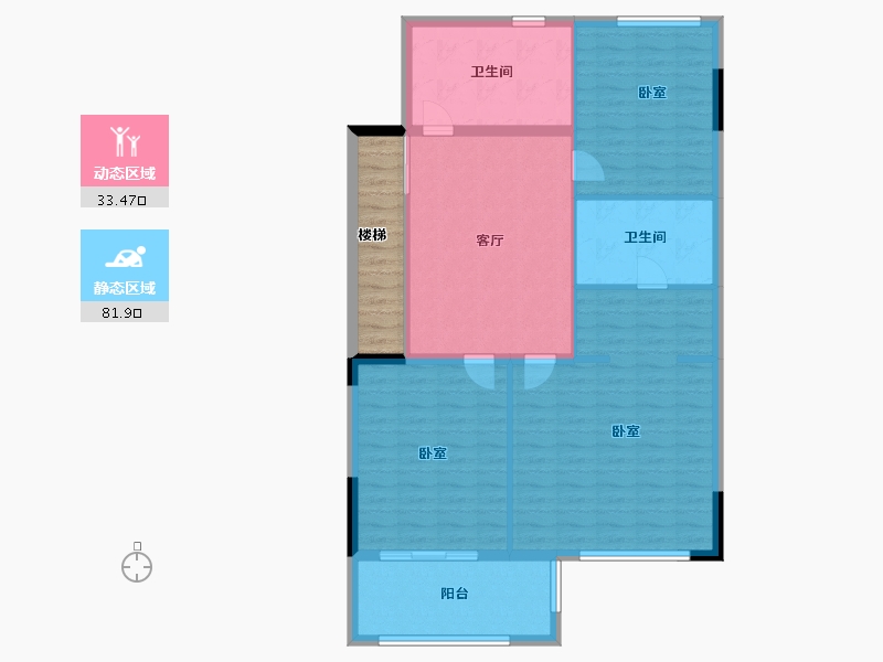 浙江省-杭州市-阳光城上林湖-112.00-户型库-动静分区