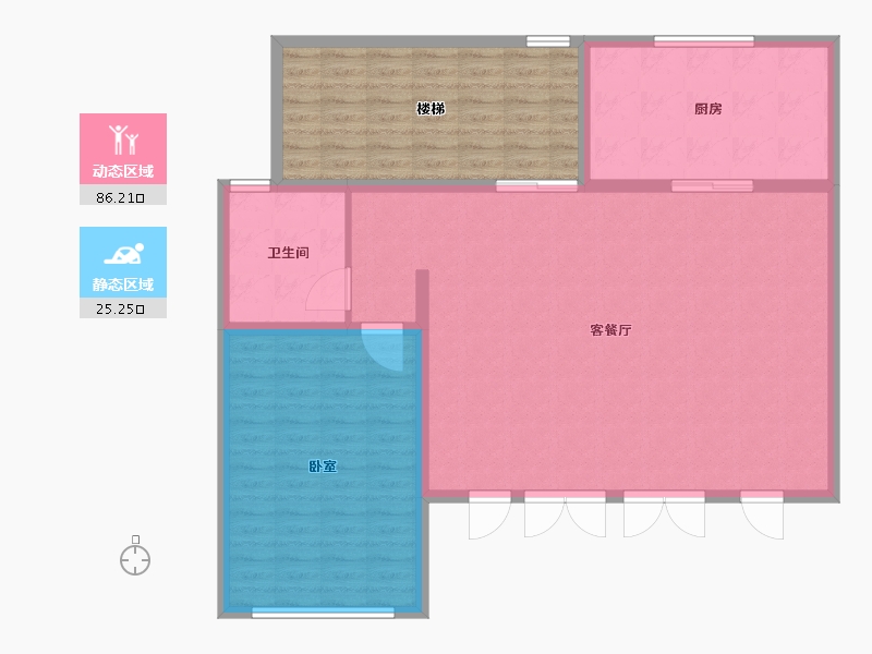 浙江省-杭州市-凤凰府邸-122.00-户型库-动静分区