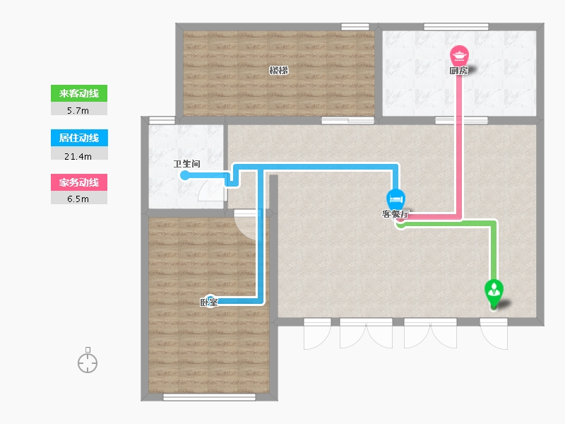 浙江省-杭州市-凤凰府邸-122.00-户型库-动静线