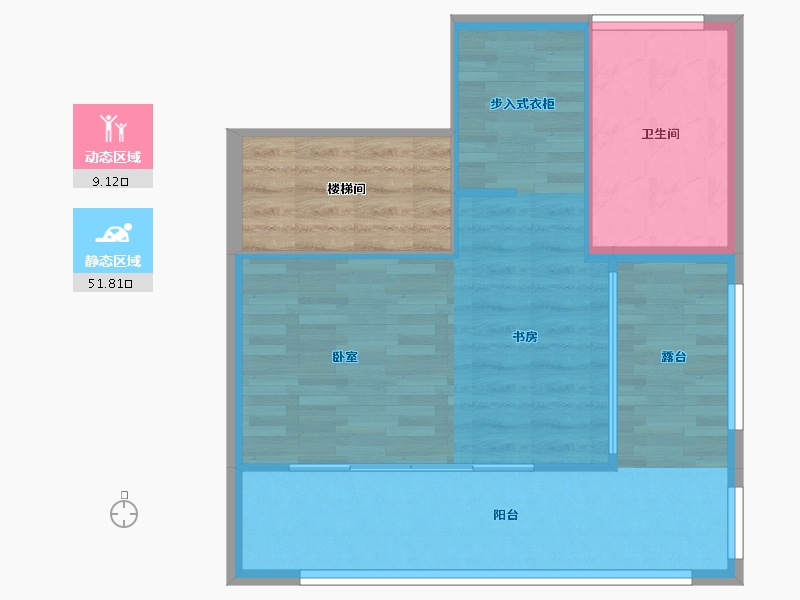 浙江省-湖州市-融创樾宸府-62.06-户型库-动静分区