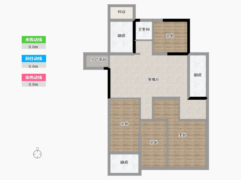 江苏省-淮安市-建华观园-公园道-119.20-户型库-动静线