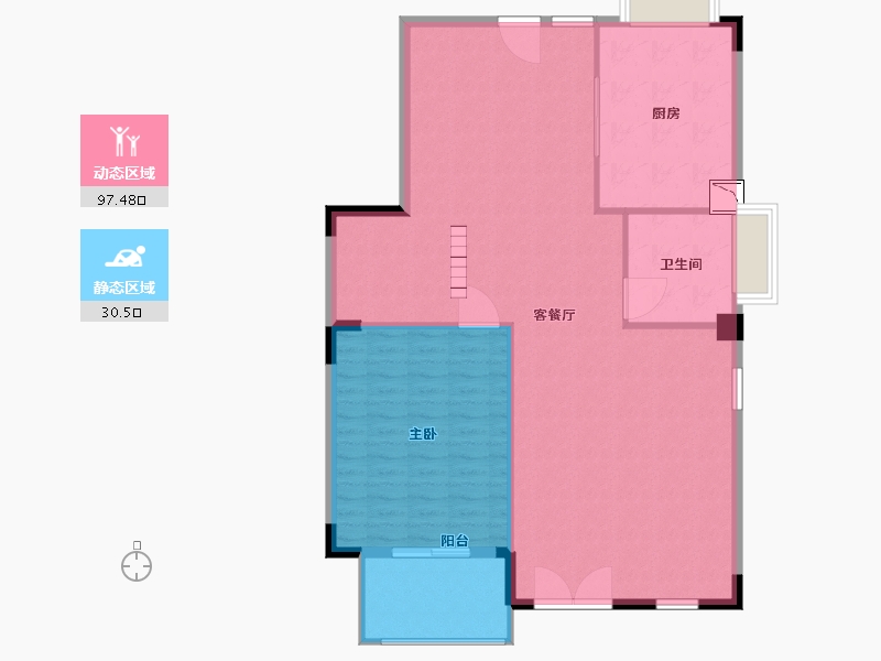 福建省-宁德市-福晟国宾美墅-119.80-户型库-动静分区