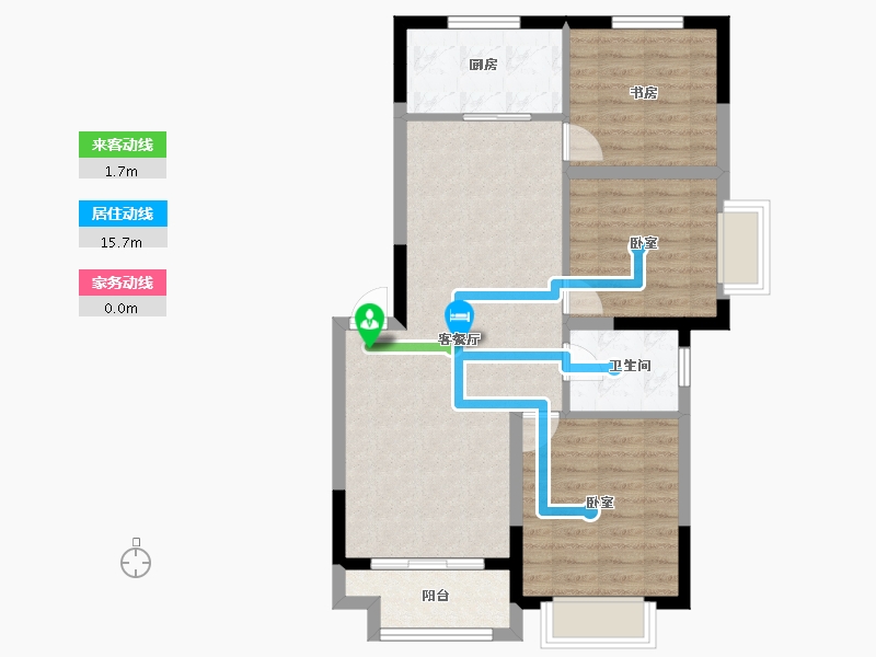 江苏省-宿迁市-台湾小镇（泗洪）-78.00-户型库-动静线