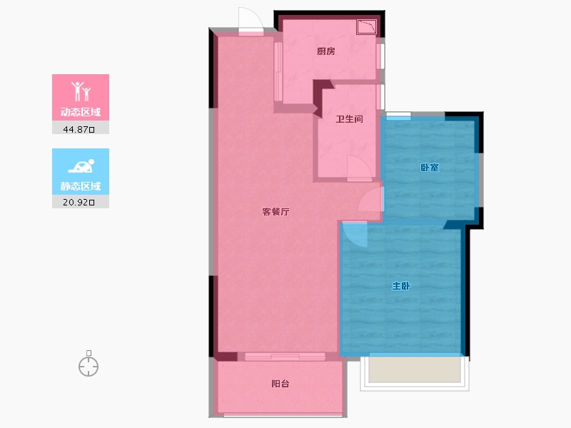 浙江省-宁波市-恒威·鸣凤府-59.00-户型库-动静分区