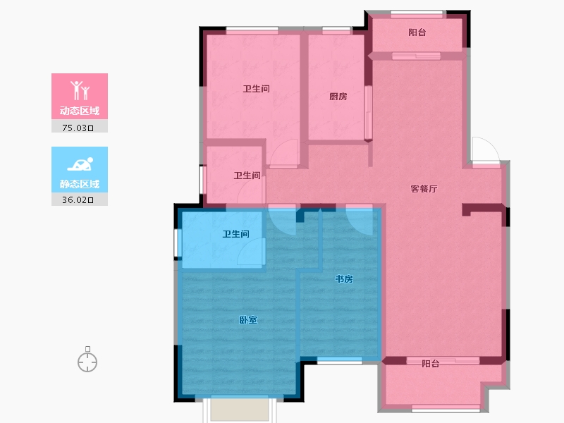 江苏省-宿迁市-台湾小镇（泗洪）-99.00-户型库-动静分区