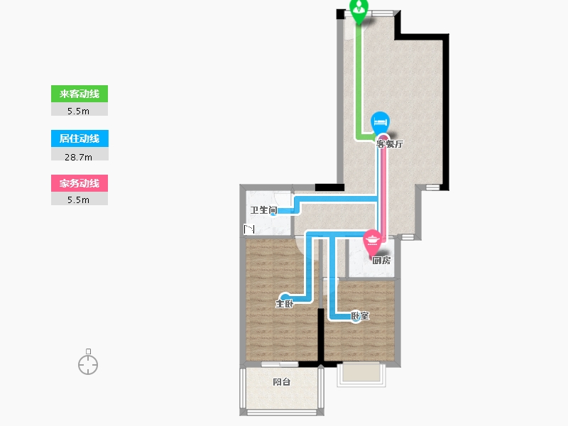 福建省-莆田市-凤达·南湖佳园-79.99-户型库-动静线