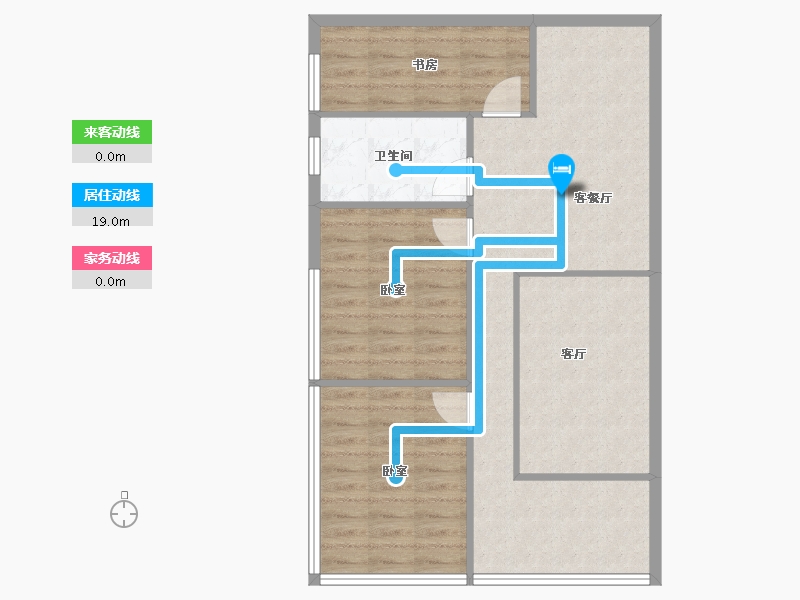 福建省-福州市-世茂福晟·华威钱隆奥体城-65.99-户型库-动静线