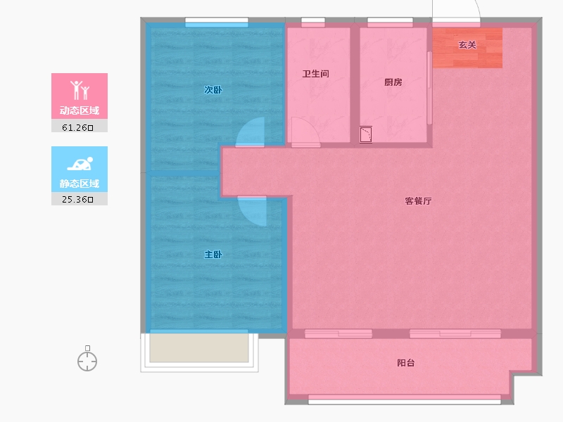 安徽省-滁州市-文一桃李春风-79.00-户型库-动静分区