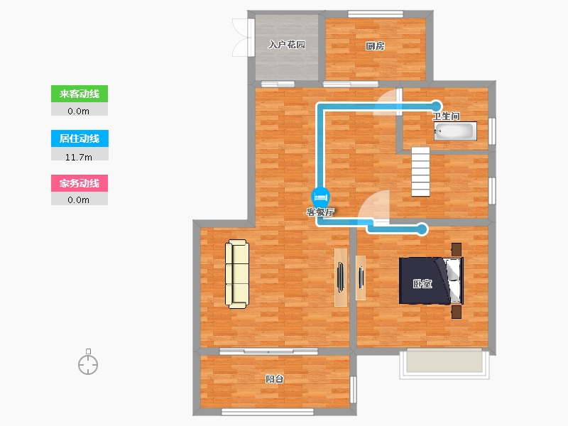 江苏省-淮安市-富冠铂樾府-101.60-户型库-动静线