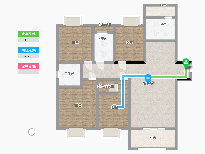 江西省-抚州市-颐景广场-107.99-户型库-动静线