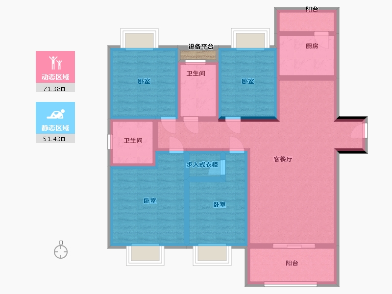 江西省-抚州市-颐景广场-107.99-户型库-动静分区