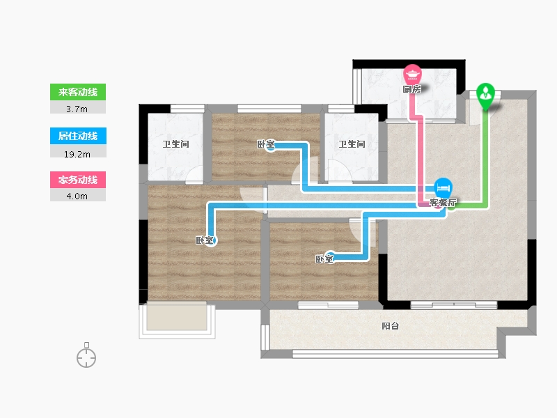 福建省-莆田市-大唐三盛国韵世家三期-71.10-户型库-动静线