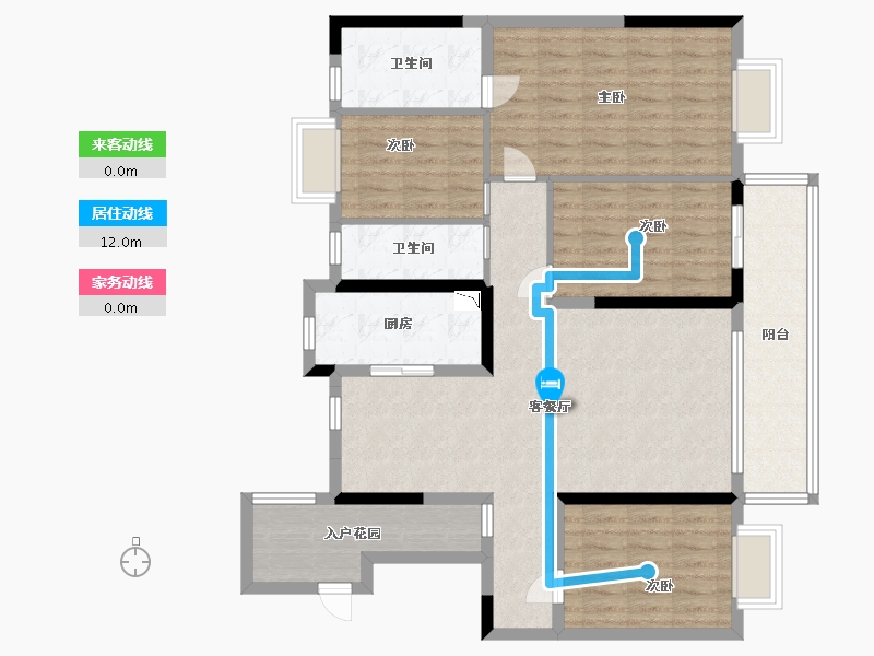 江苏省-淮安市-盱眙碧桂园-113.60-户型库-动静线