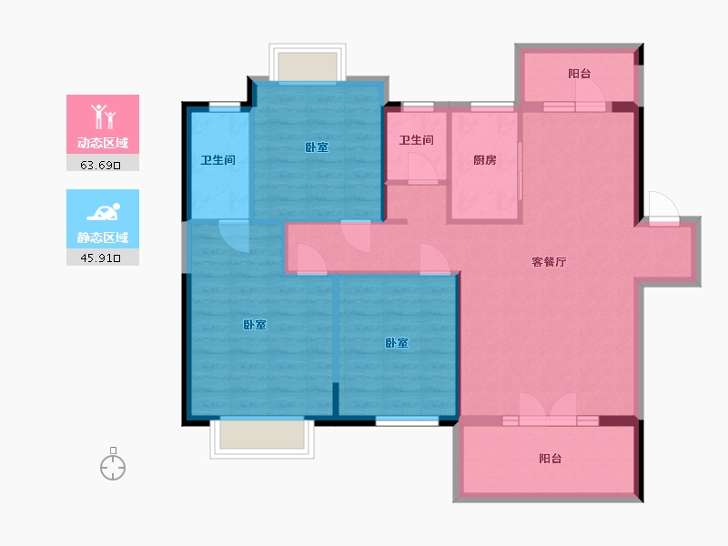 江西省-抚州市-德昌府-99.25-户型库-动静分区